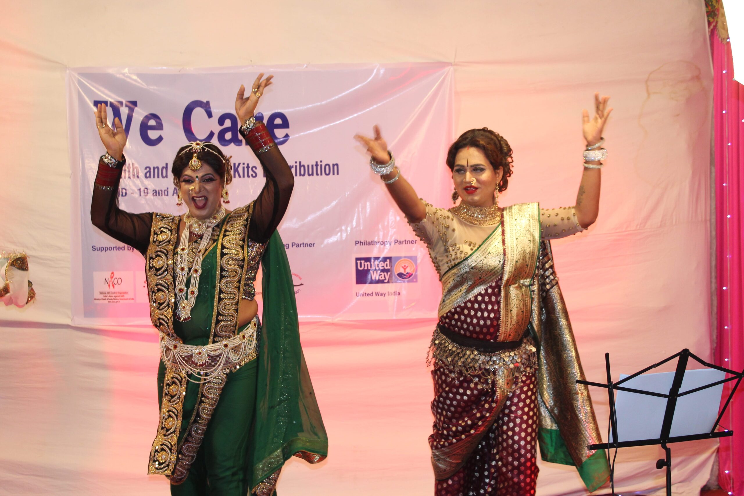 Cultural Programme at our program for Transgenders and Men who have Sex with Men (MSM) community