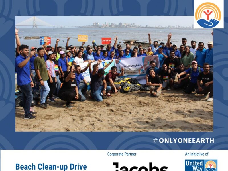Jacobs India Inspires Environmental Stewardship through Beach Clean-Up with United Way India